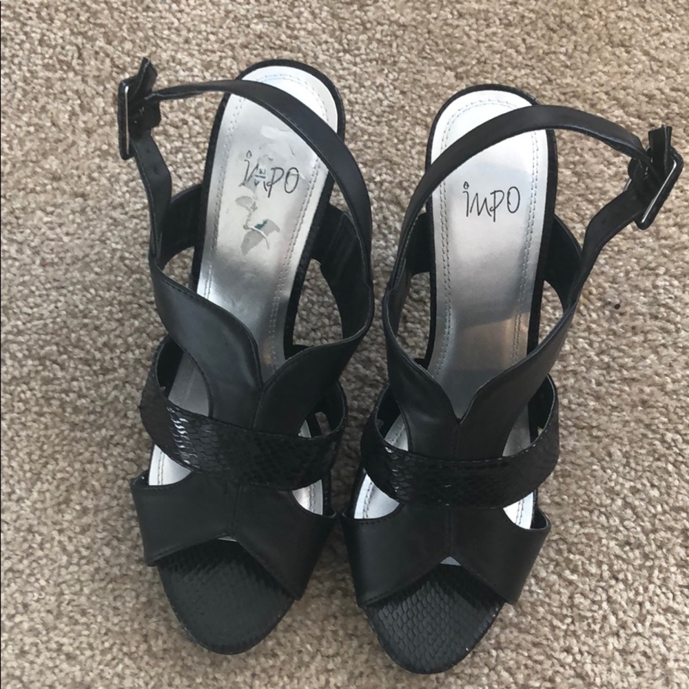 IMPO Black 4 Inch Heels